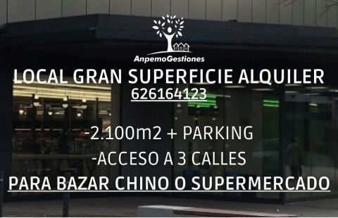 Local comercial alquiler para Supermercado o Bazar